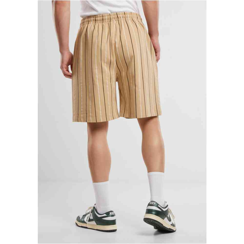 Urban Classics - Printed Pinstripe Pantalon court - Multicolore
